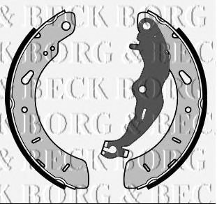 BORG & BECK bbs6460 -  Комплект тормозных колодок